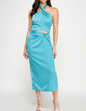 Load image into Gallery viewer, Satin Skirt Set
