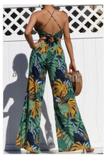 Load image into Gallery viewer, Crisscross Leaves Palazzo Set
