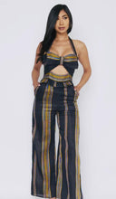 Load image into Gallery viewer, Yellow Stripes Jumpsuit
