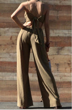 Load image into Gallery viewer, Khaki Backless Jumpsuit
