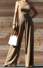 Load image into Gallery viewer, Khaki Backless Jumpsuit
